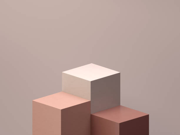 istock 3D Wooden Podium 1410862310