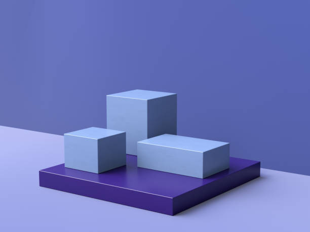 istock 3D Wooden Podium 1410862354