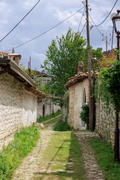 istock Berat old narrow streets in Albania 1410867831