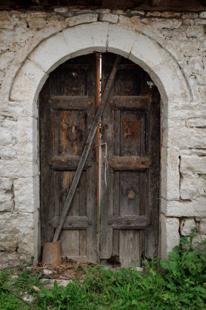 istock Berat old wooden door 1410867850