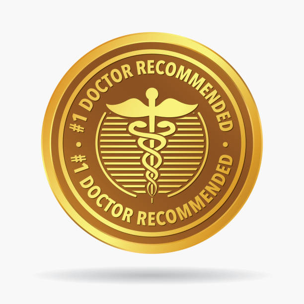 ilustraciones, imágenes clip art, dibujos animados e iconos de stock de moneda de oro recomendada por el médico - healthcare and medicine medical exam capsule vitamin a
