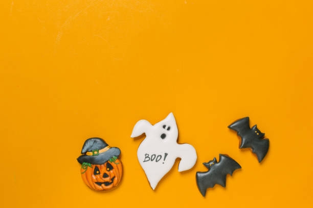 istock Halloween concept with cookies 1410868004