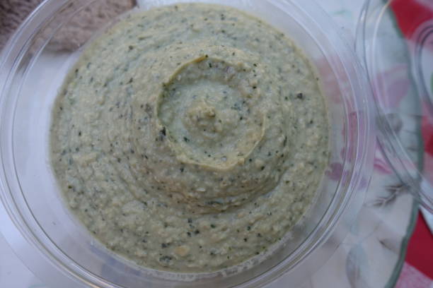 istock Hummus Spicy mashed chickpeas and sesame seeds  Middle Eastern cuisine 1410868369