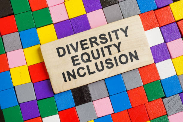 istock The inscription diversity equity and inclusion is surrounded by colored cubes. 1410875875
