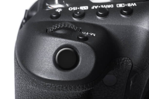 istock Closeup view of digital camera 1410880975