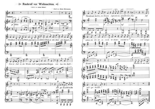 istock Song Hoarfrost before Christmas, by Anna Ritter and Hans Hermann 1410882373