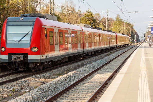istock Modern High Speed Commuter Electric Train 1410883964