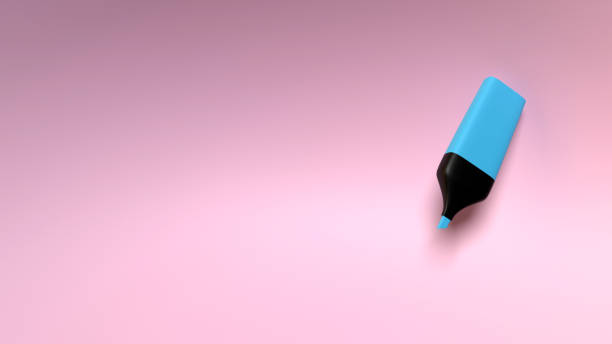 Notes in Vibrant Colors on solid background