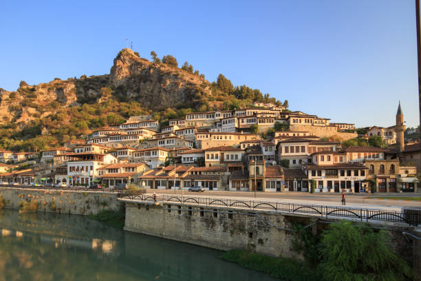 istock Berat old town at sunset 1410891232