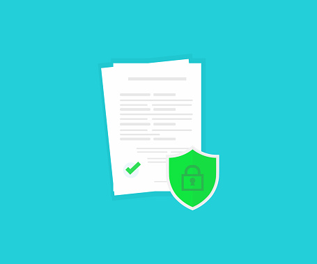 Insurance Policy Risk Coverage Document Sign Security Documentation ...