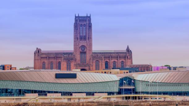 Liverpool Anglican Cathedral stock photo