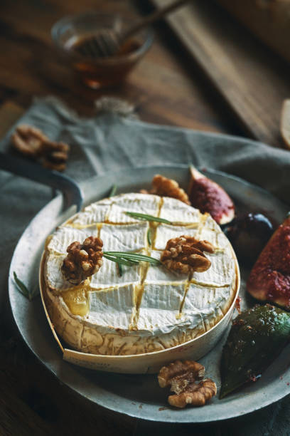 istock Baked Camembert Cheese with Fresh Figs 1410895181