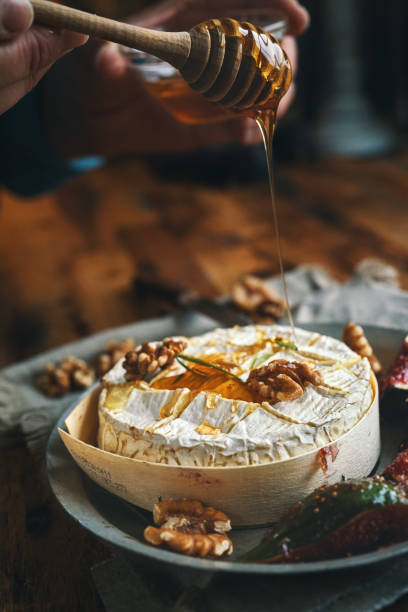 istock Baked Camembert Cheese with Fresh Figs 1410895195