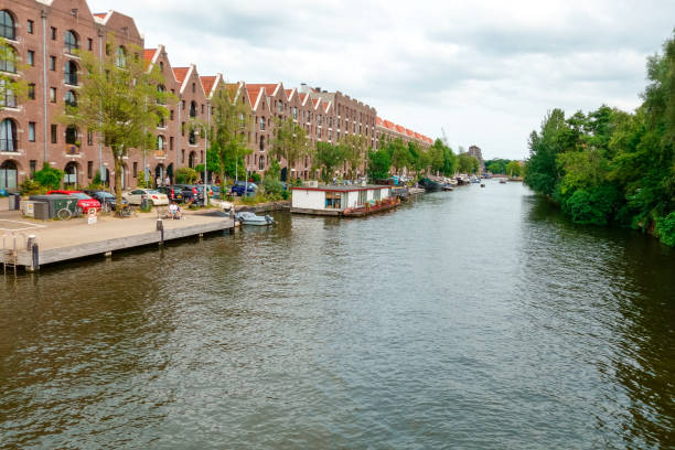 istock Old warehouses converted into apartments in Amsterdam 1410897053