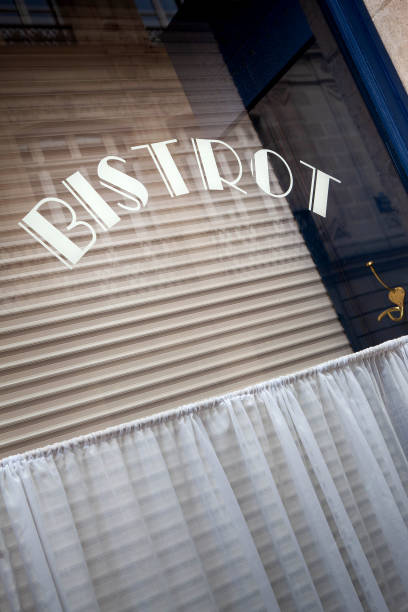 istock Old and closed restaurant in the city 1410897776