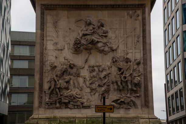 istock Sculpture on the London Monument 1410906726