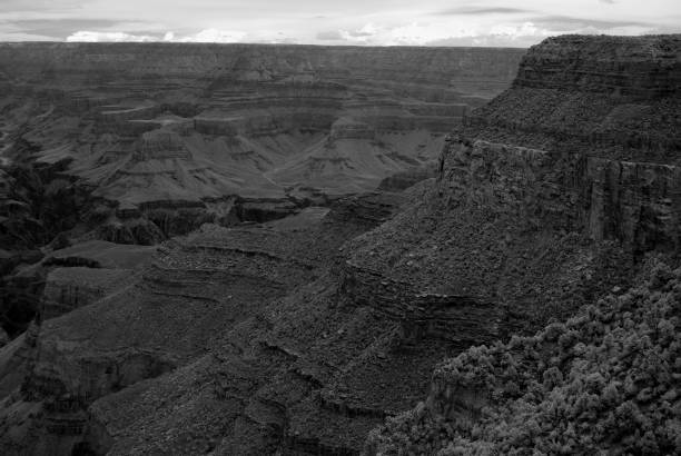 sepia tone wielki kanion arizona - national landmark outdoors black and white horizontal zdjęcia i obrazy z banku zdjęć