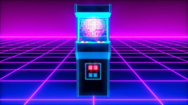 istock an arcade slot machine 80s style (3d rendering) 1410911689
