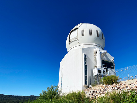 Telescopes of the Teide Astronomical Observatory in Tenerife, Spain.