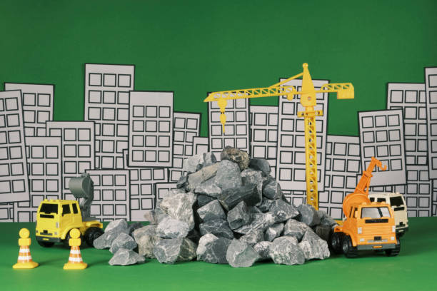 istock Toy models simulation, construction industry, and real estate development. 1410927354