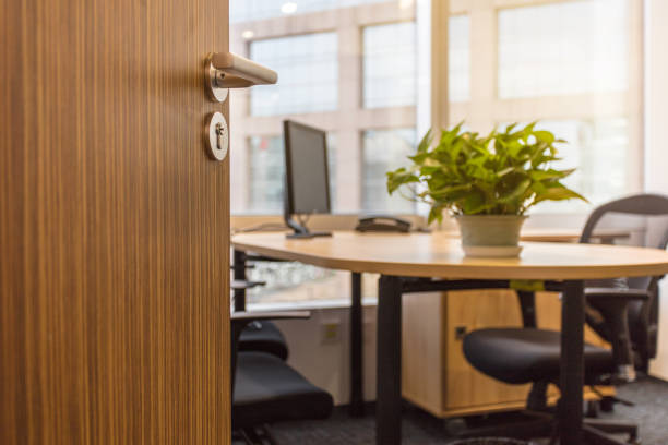 istock Open the door of the manager's office 1410928219
