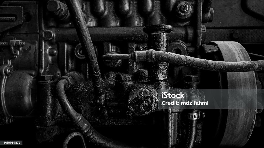 Rusty Generator Close Up Old Rusty Generator Engine Stock Photo - Download Image Now ...