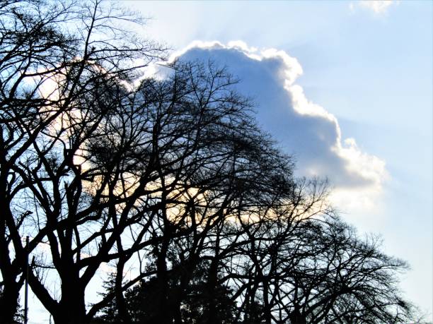 istock Japan. February. Cloud on the sunny sky. 1410943424