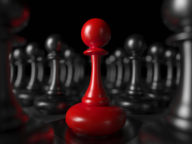 istock Chess pawn outstanding. Leadership concept. Competitive andvantage 1410955006