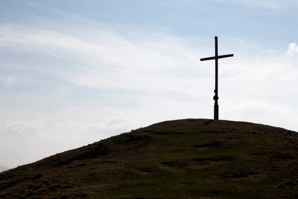 istock Summit cross on mountain Zwieselberg, Bavaria 1410958354