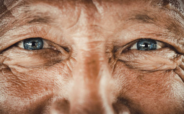 istock Blue-eyed senior man. 1410959598