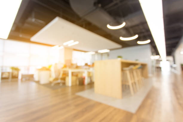 istock Abstract blurred office interior background，use for background or backdrop in business concept 1410965437