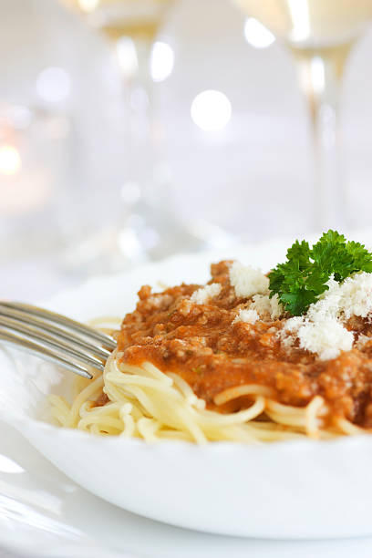 istock Spaghetti with bolognese sauce 141096589