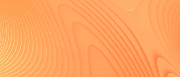 istock Creative idea. Abstract Curve Background. Futuristic Wave and Innovation Technology for Internet digital data and Business concept on yellow. software, copy space, banner, website -3d Rendering 1410966672