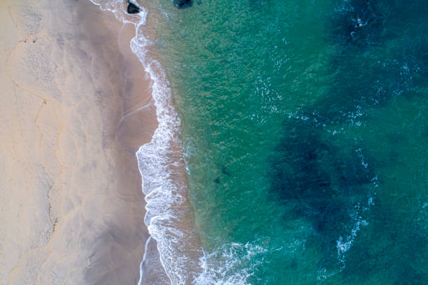 istock AERIAL VIEW OF A BEACH WITH TURQUOISE WATERS 1410968892