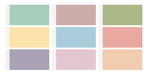 Color Grids Patterns Set Stock Illustration - Download Image Now ...