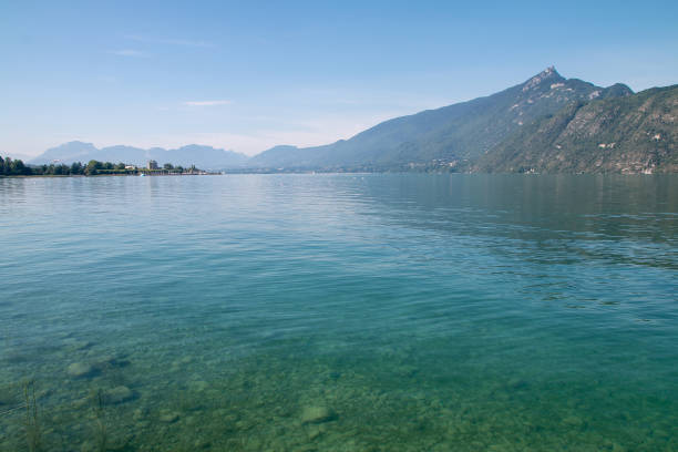 Lac du Boourget in summer (Savoie) in Brison-Saint-Innocent
