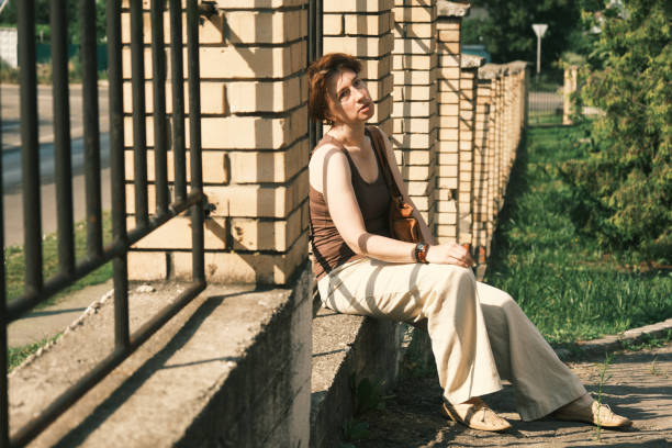istock Woman suffering from heat wave 1410976274