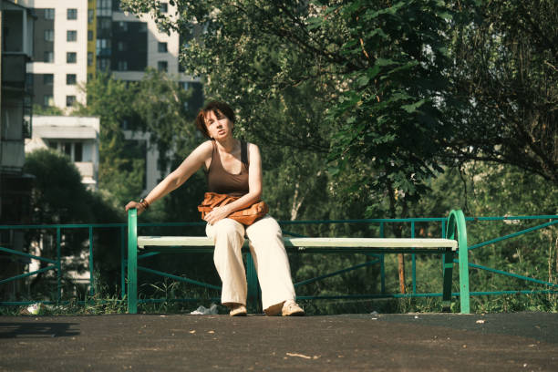 istock Woman suffering from heat wave 1410976328