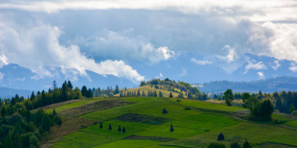 istock mountainous countryside landscape in september 1410978322