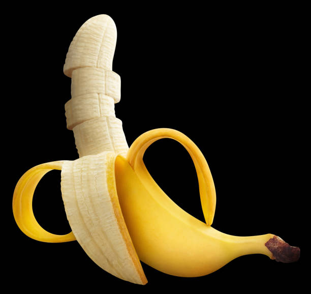 istock Delicious banana on white 1410980126