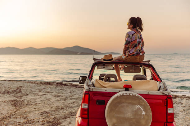 istock Enjoying the summer vacation and road trip 1410981083