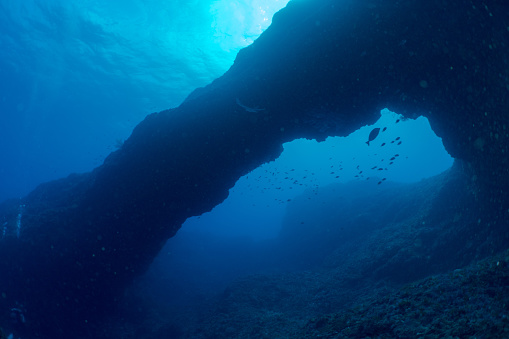 underwater arch