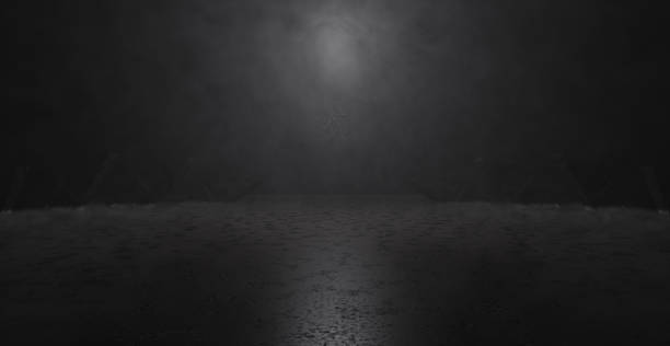 istock Fantasy Space Futuristic Dark Turquoise Concrete Banner Background Wallpaper 3D Render 1410982882