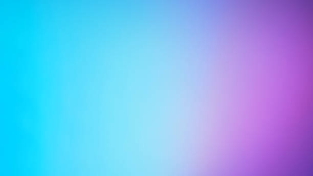 istock Neon purple and mint or Tiffany Blue color background.Abstract blurred gradient background. Banner template 1410983069