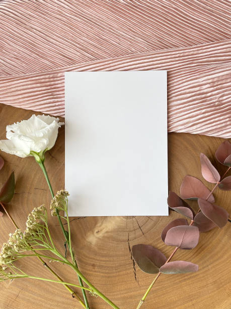 istock Mock-up of an invitation card 1410989517