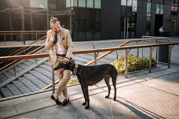 istock Classy senior in a city 1410999511