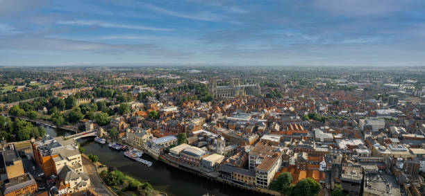istock The arone panoramic view of York, England. 1410999803