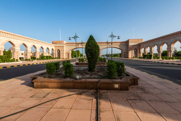 ソハール門、ソハール、オマーンのスルタン。 - oman greater masqat mosque al khuwair mosque ストックフォトと画像