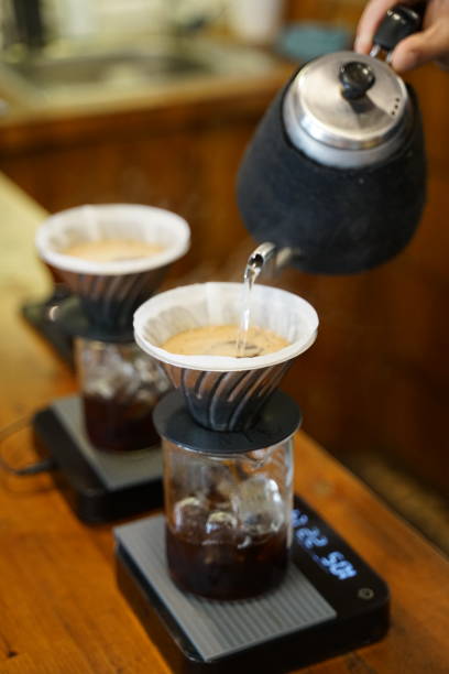 istock V60 Coffee brewing and serving stock photo 1411019697
