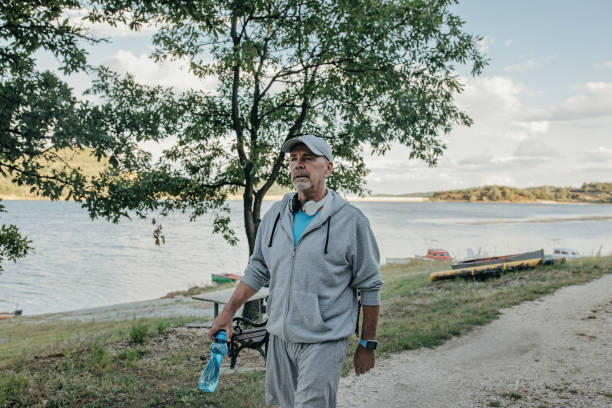 istock Healthy life of a senior man 1411020175